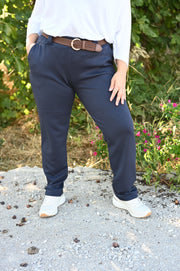 Pantalón Confort con Cinturón