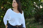 Jersey Fluido de Cuello Pico
