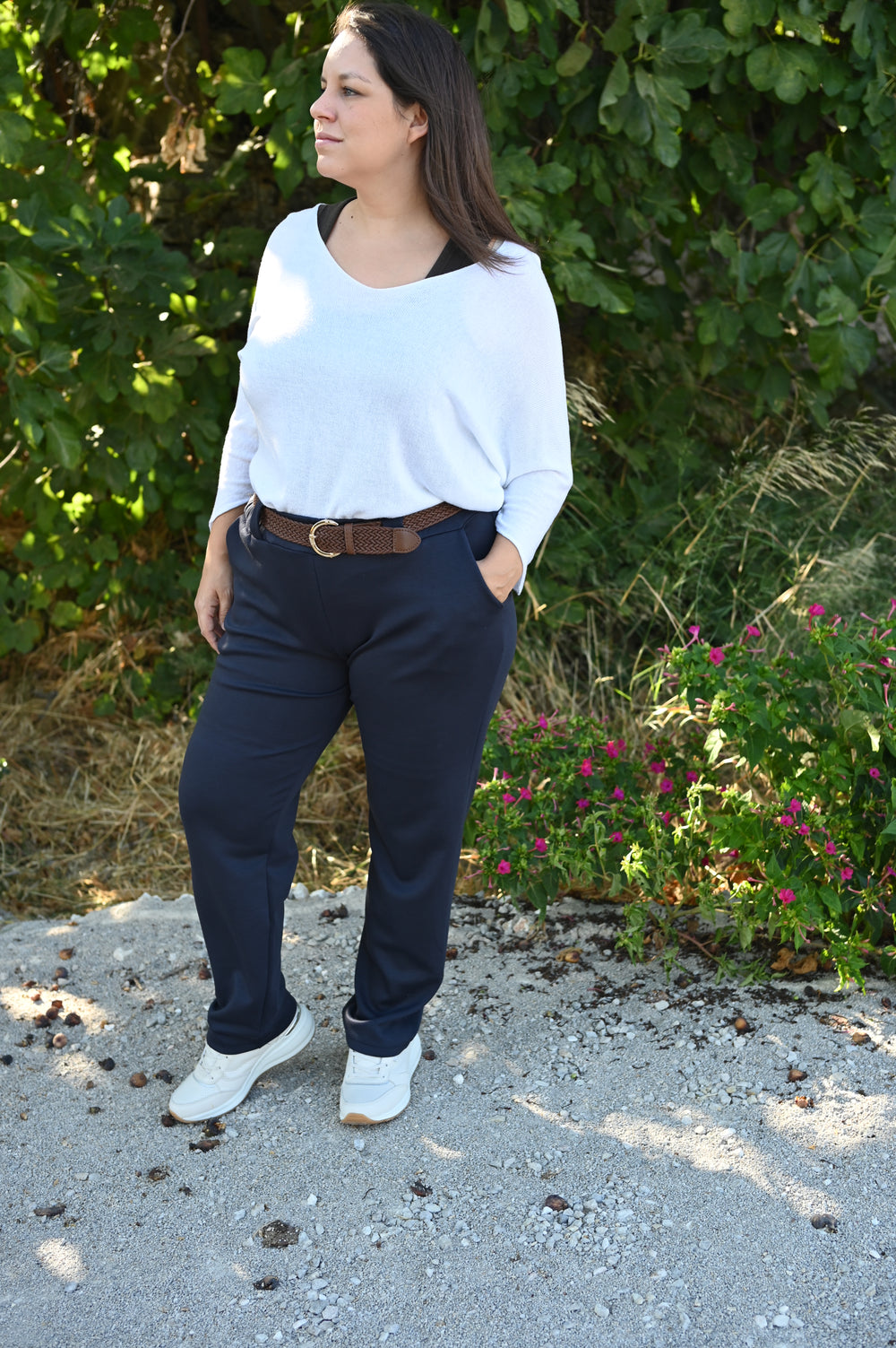 Pantalón Confort con Cinturón
