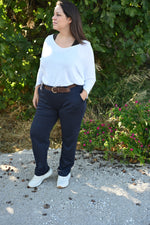 Pantalón Confort con Cinturón