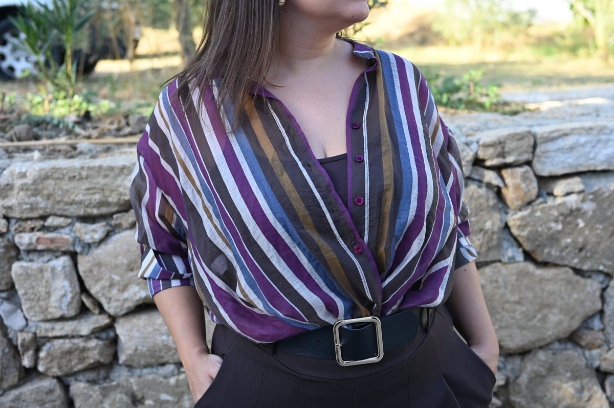 Camisa Rayas Multicolor