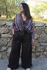 Pantalón Palazzo con Cinturón