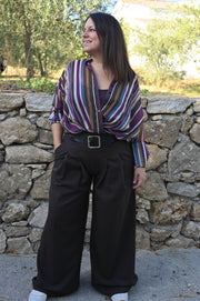Pantalón Palazzo con Cinturón