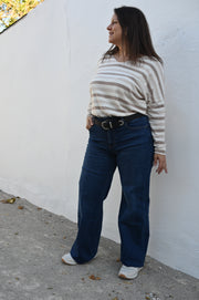 Vaquero campana con faja interior