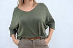 Jersey Fluido de Cuello Pico
