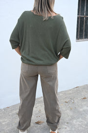 Jersey Fluido de Cuello Pico