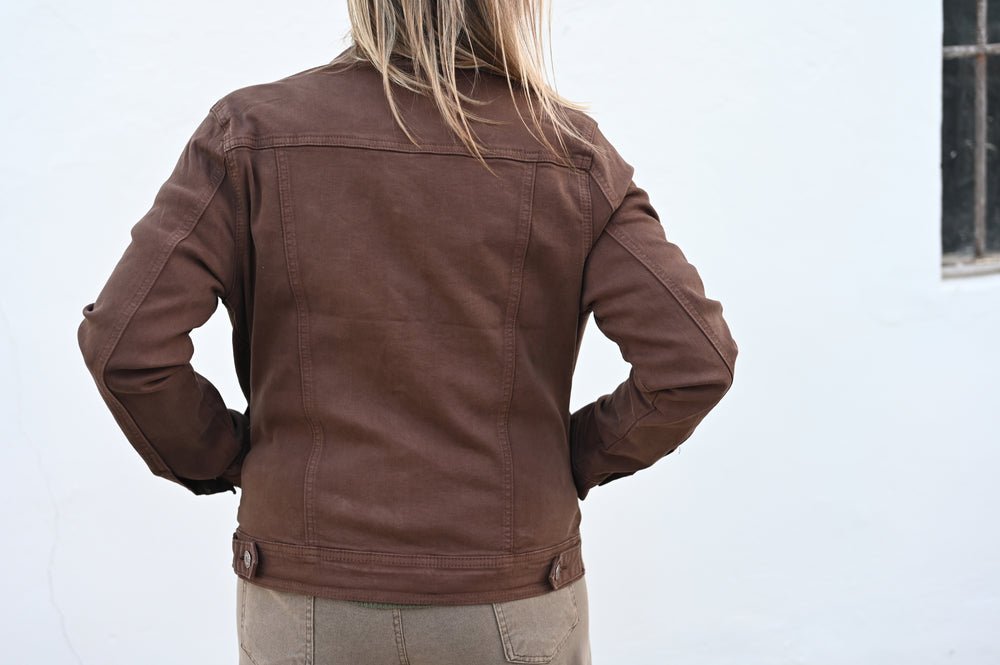 Chaqueta vaquera chocolate