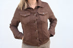Chaqueta vaquera chocolate