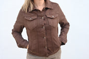 Chaqueta vaquera chocolate