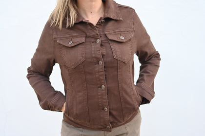 Chaqueta vaquera chocolate