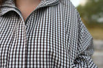 Chaqueta bomber ligera de cuadros vichy