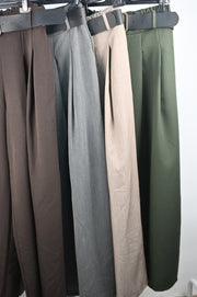 Pantalón Palazzo con Cinturón