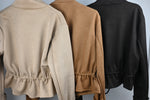 Chaqueta Efecto Ante