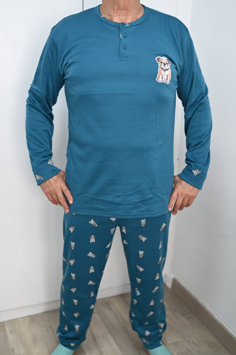 Pijama hombre bulldog