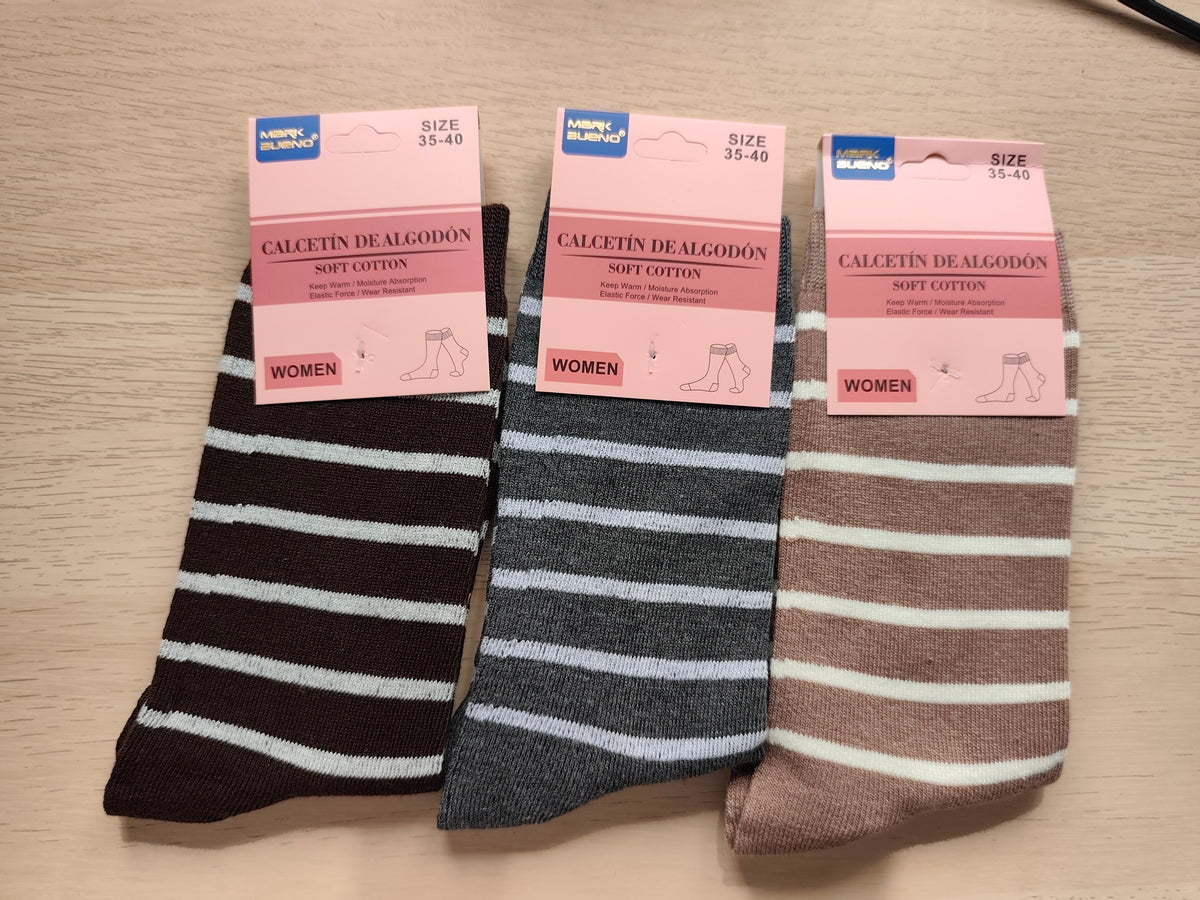 Calcetines Altos Estampados de Mujer