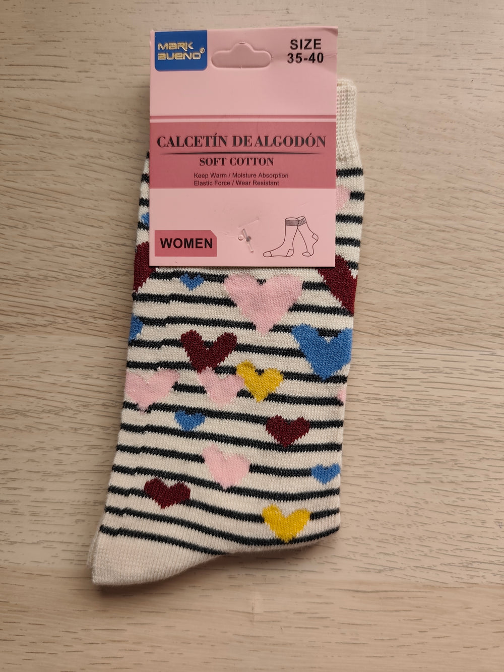 Calcetines Altos Estampados de Mujer