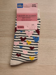 Calcetines Altos Estampados de Mujer