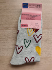 Calcetines Altos Estampados de Mujer