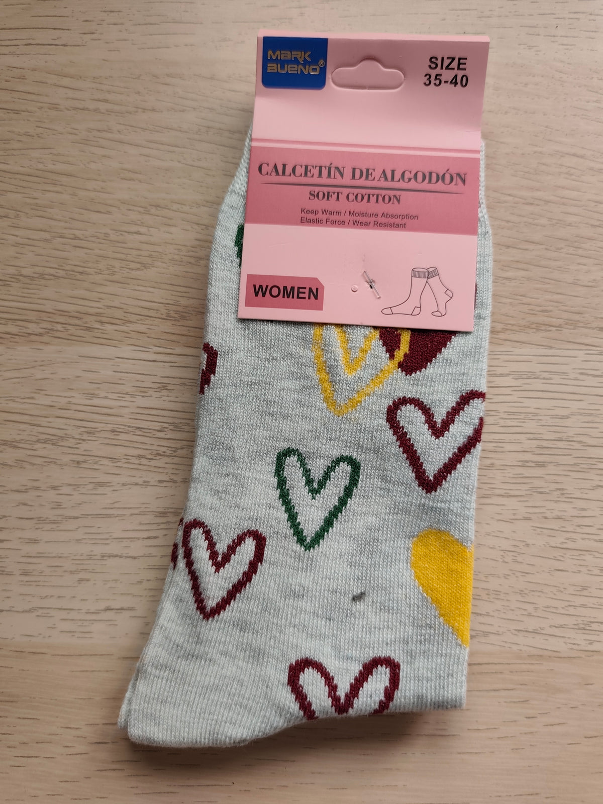 Calcetines Altos Estampados de Mujer