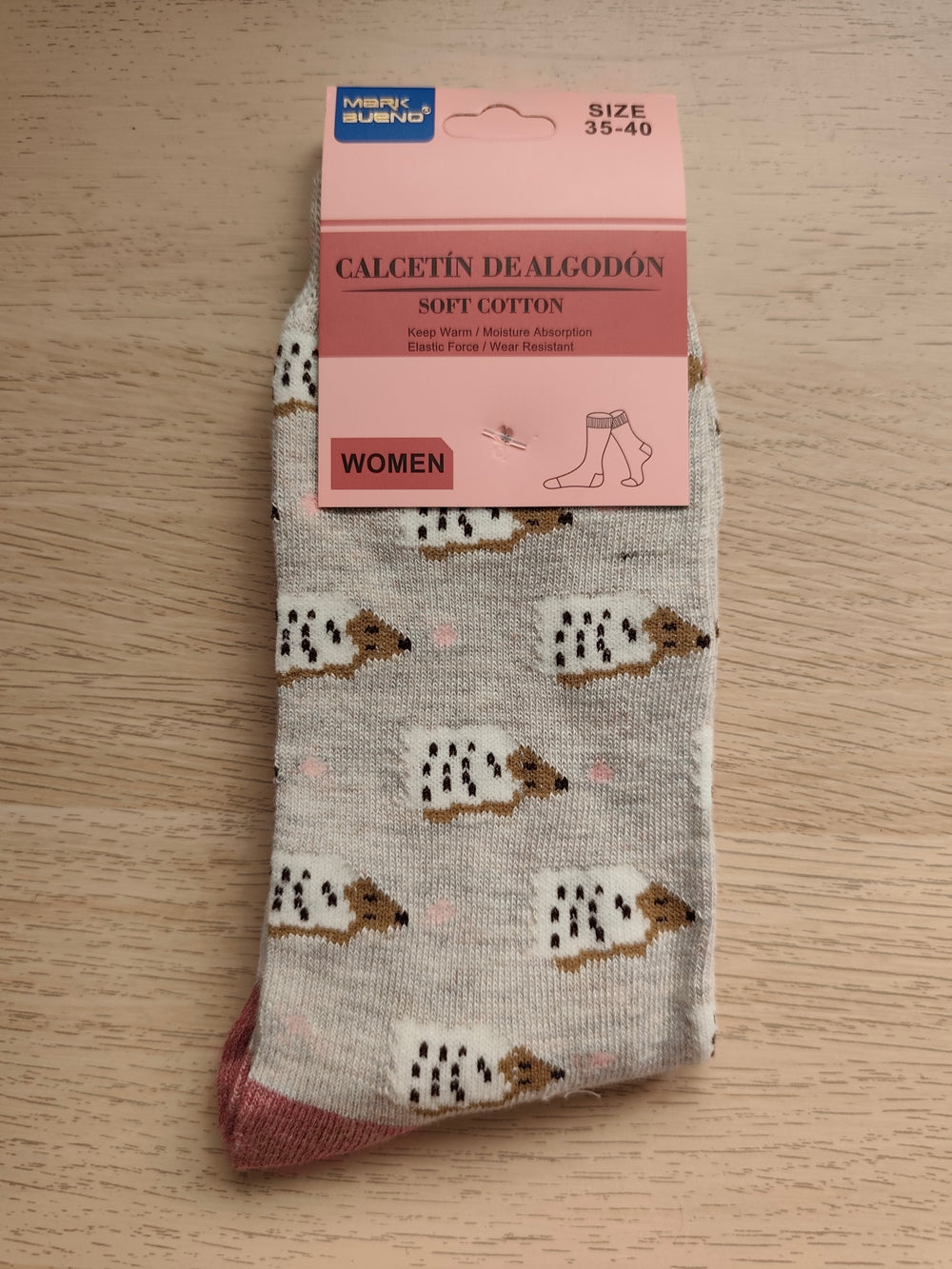 Calcetines Altos Estampados de Mujer