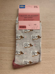 Calcetines Altos Estampados de Mujer