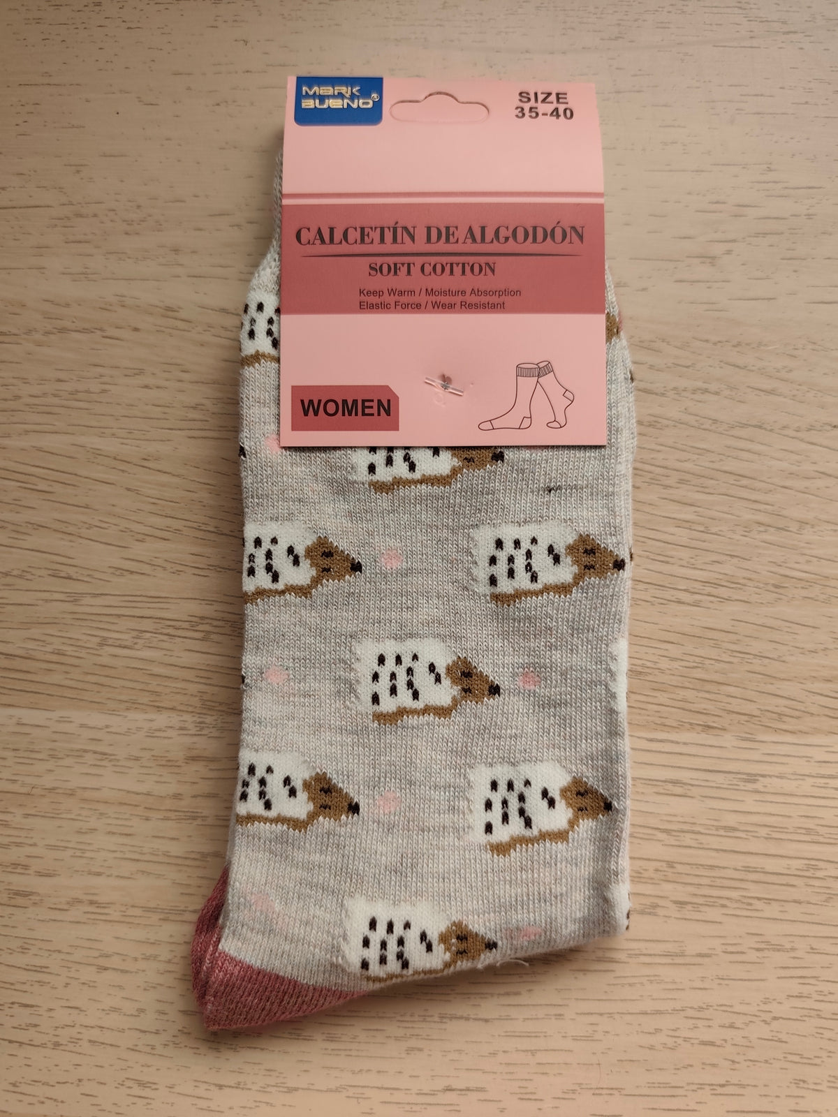 Calcetines Altos Estampados de Mujer