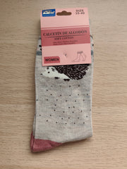 Calcetines Altos Estampados de Mujer
