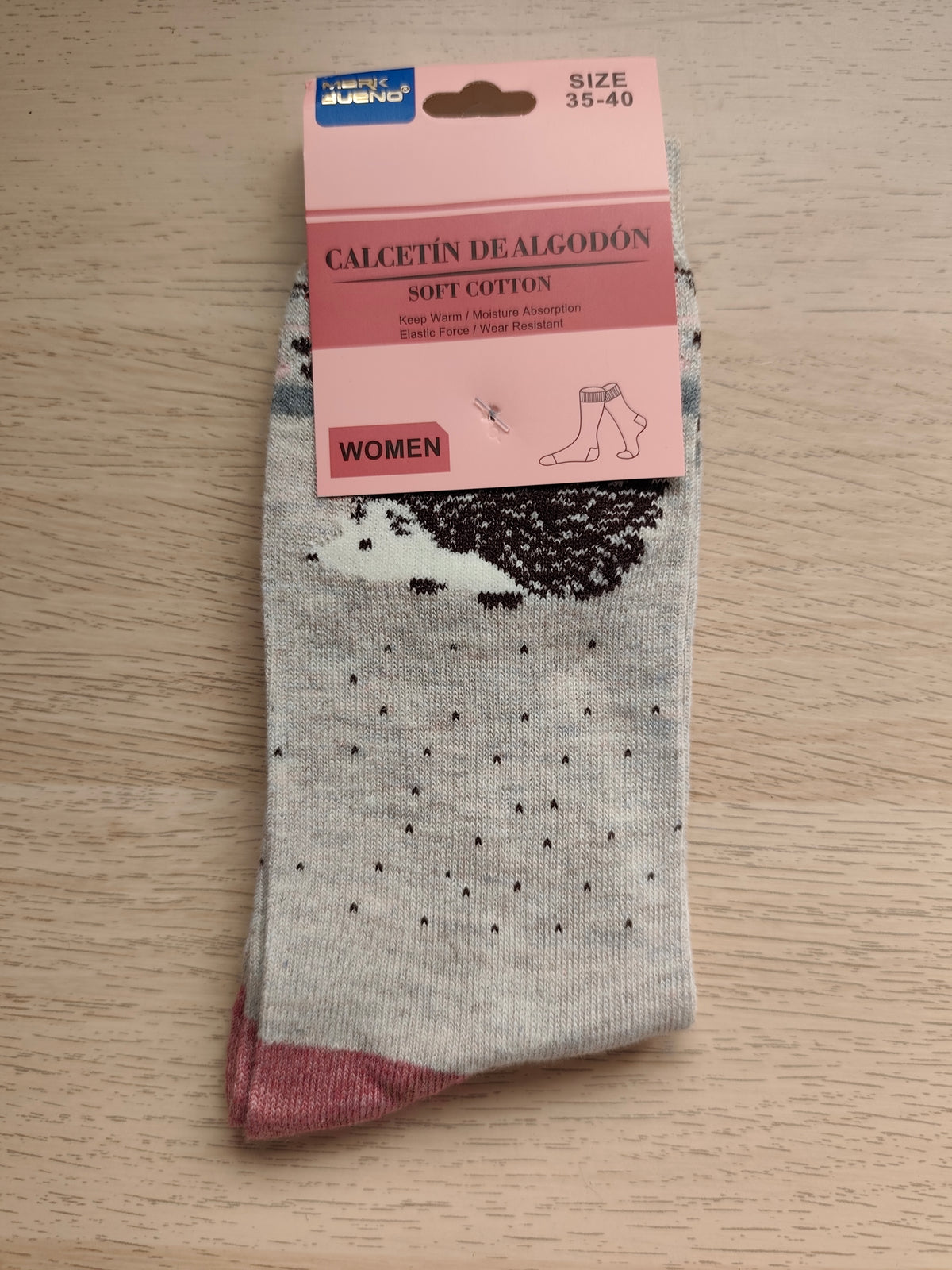 Calcetines Altos Estampados de Mujer