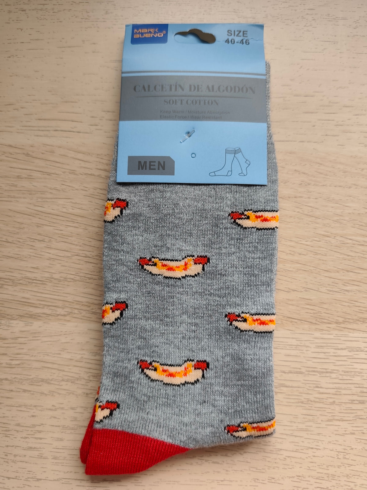 Calcetines Altos Estampados de Hombre