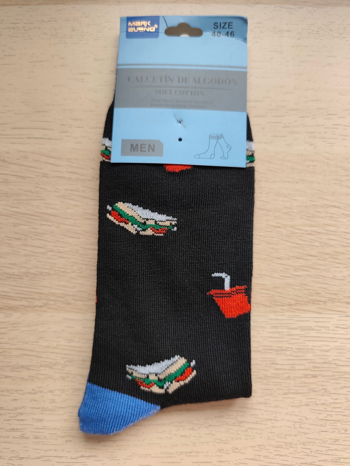 Calcetines Altos Estampados de Hombre