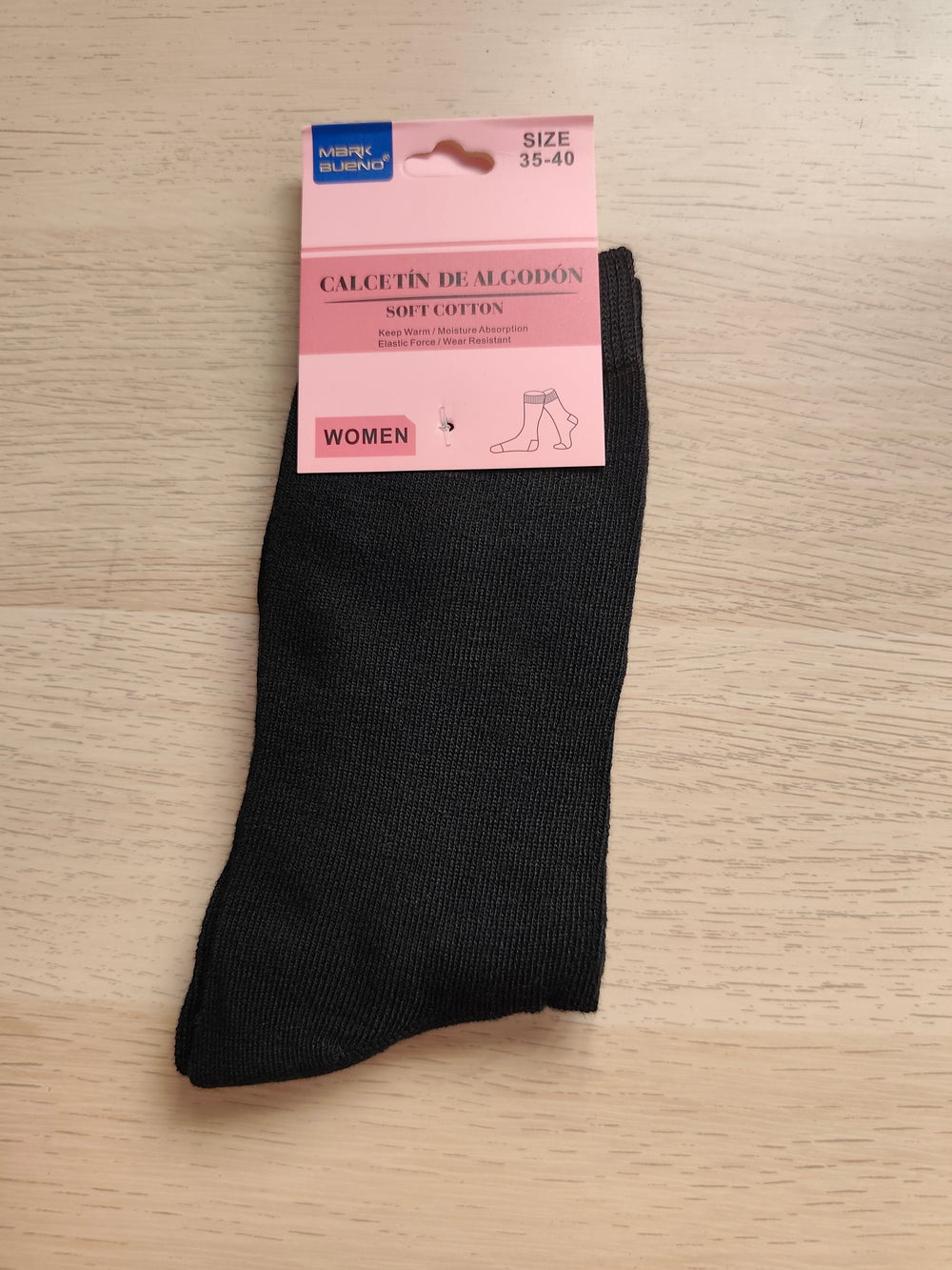 Calcetines Altos Lisos de Mujer