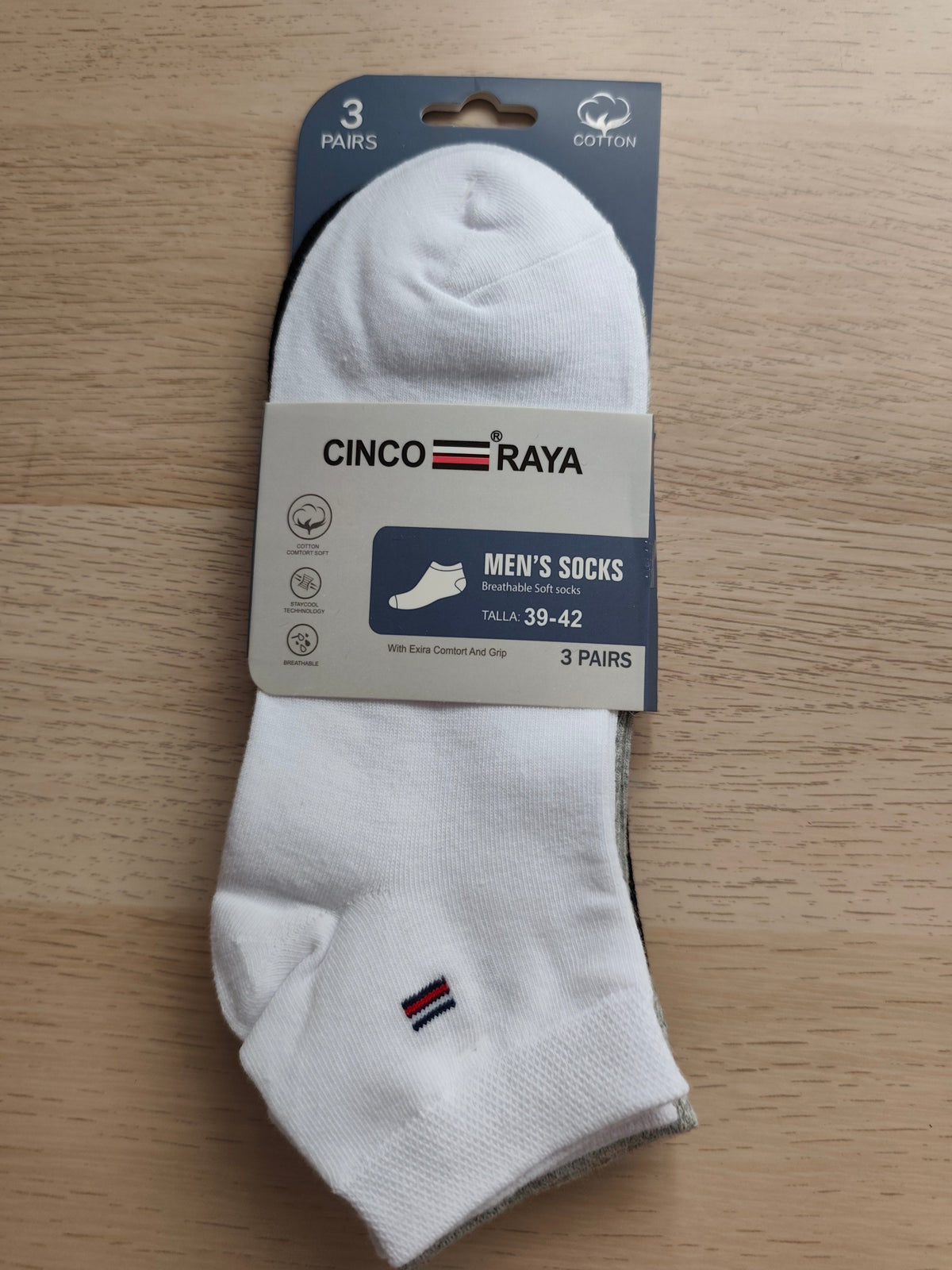 Pack 3 Calcetines Tobilleros de Hombre
