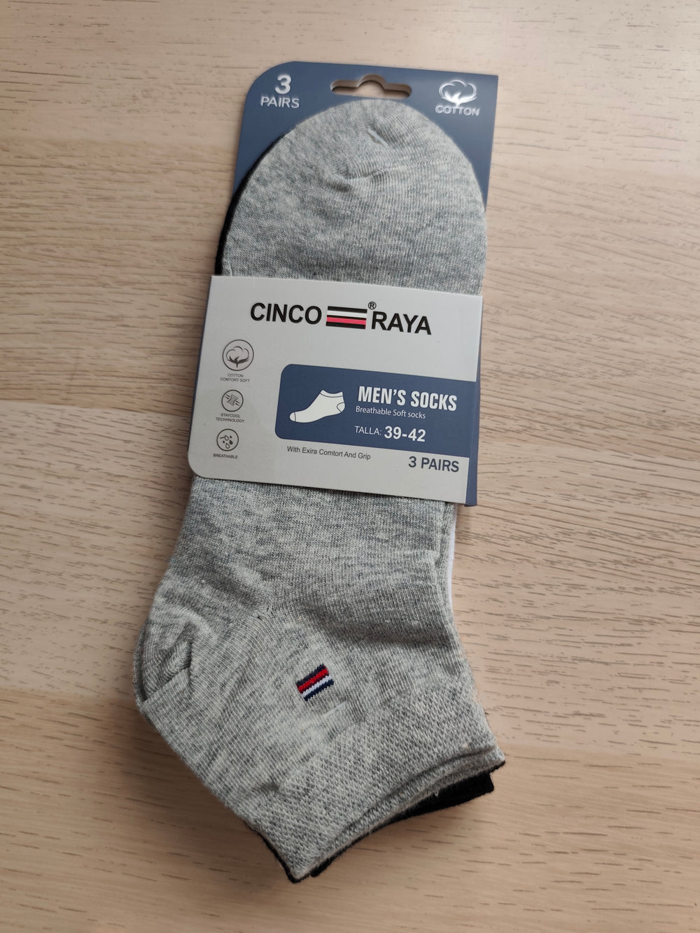 Pack 3 Calcetines Tobilleros de Hombre