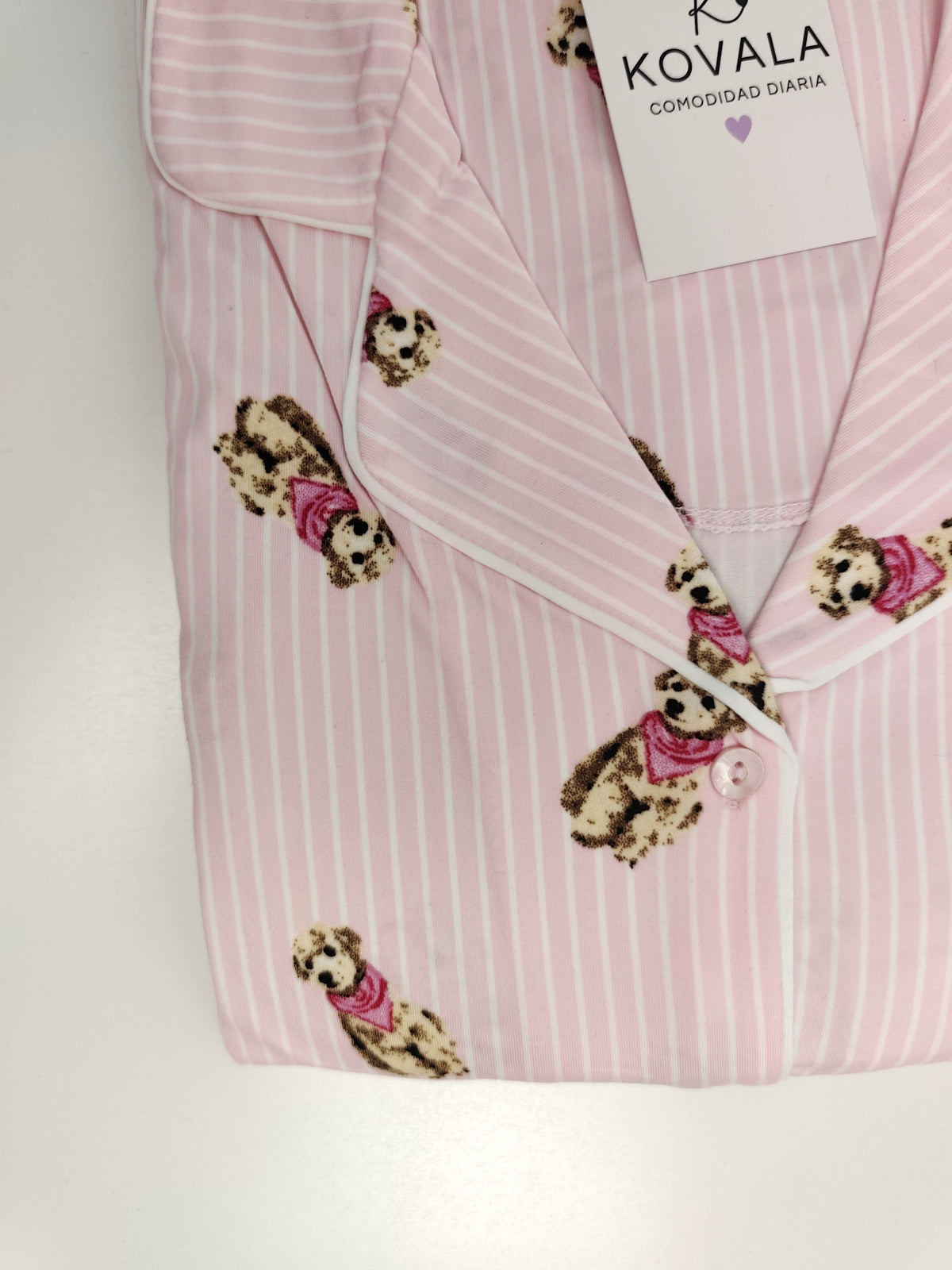 Pijama de Mujer Perrito con Botones
