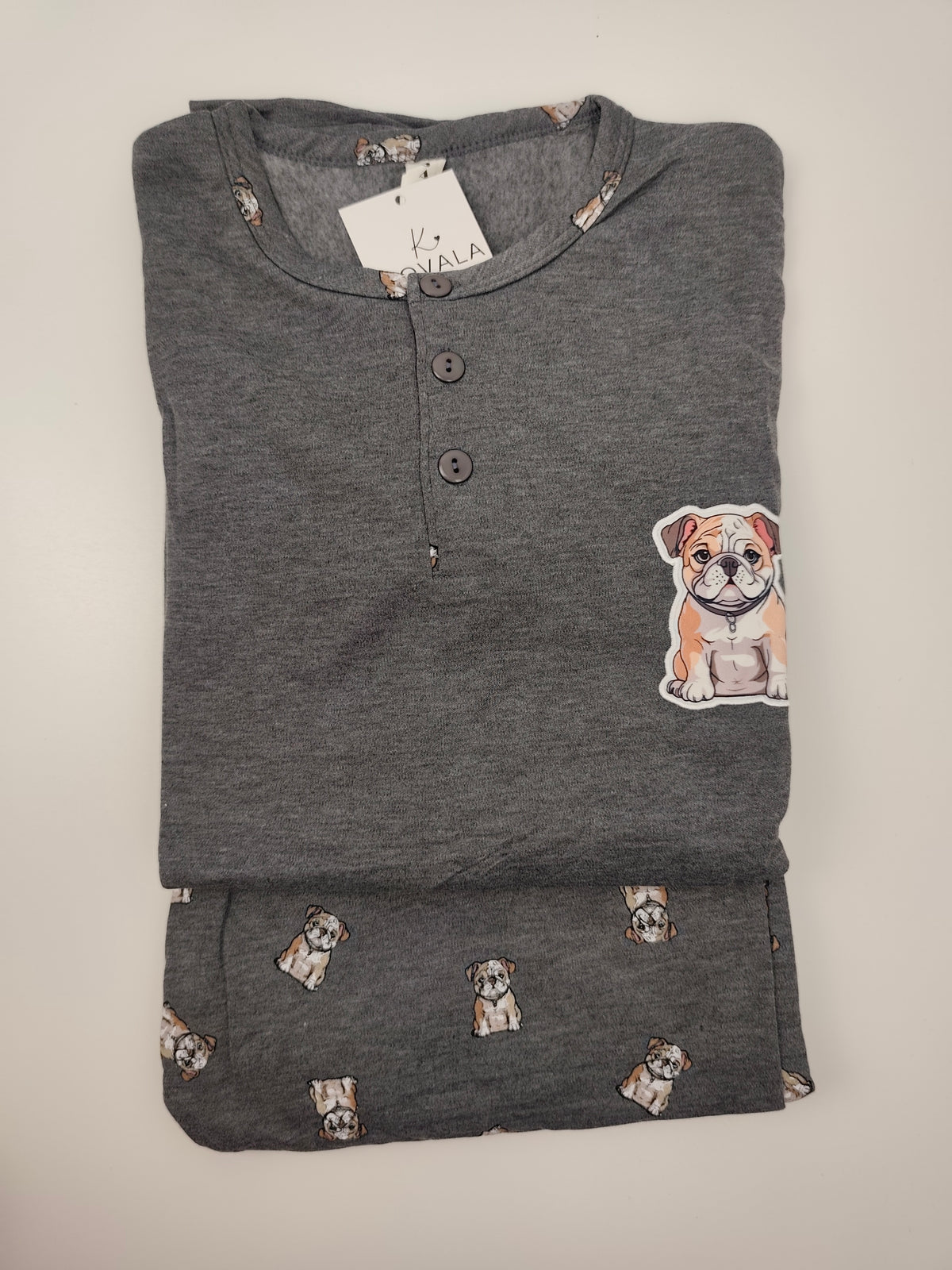 Pijama hombre bulldog