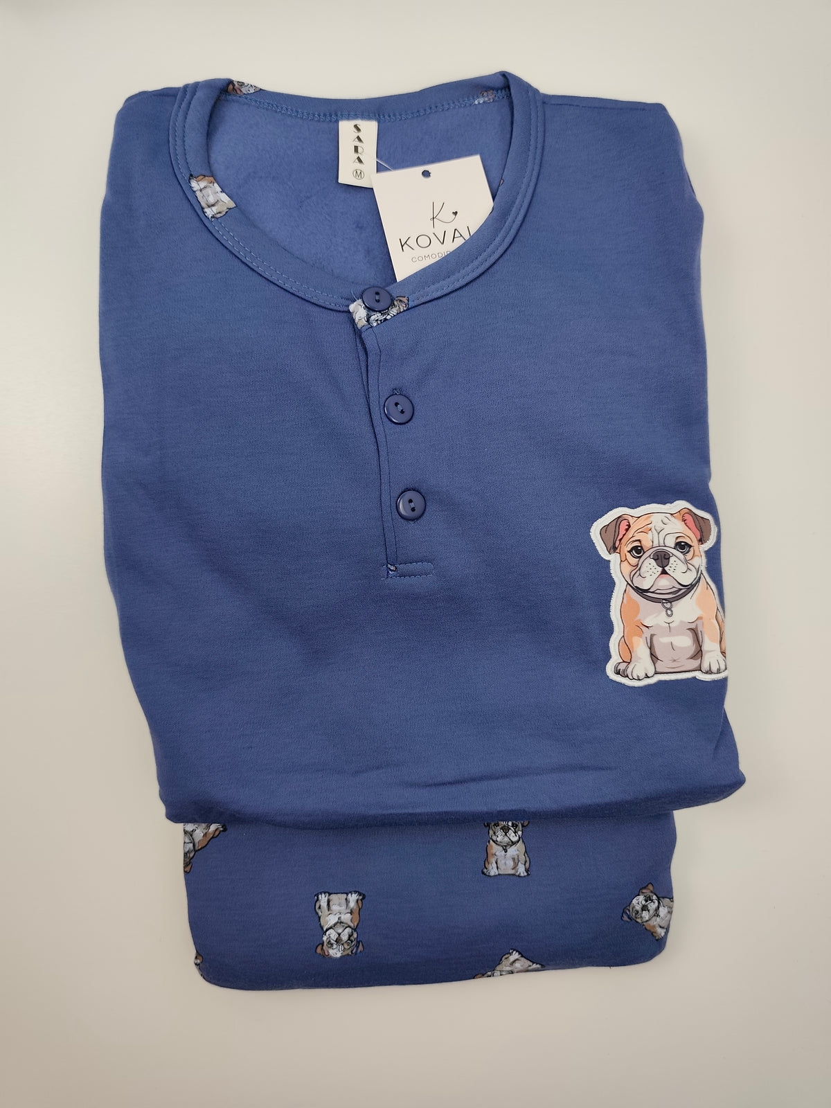Pijama hombre bulldog