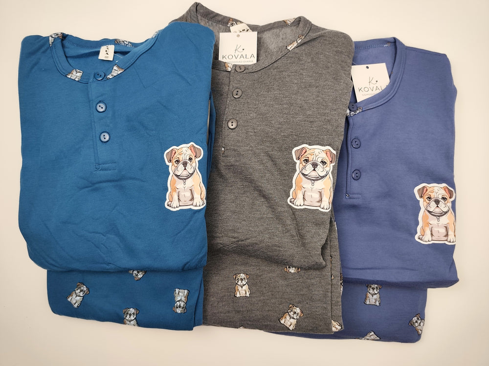 Pijama hombre bulldog