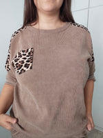 Sudadera de Pana Leopardo