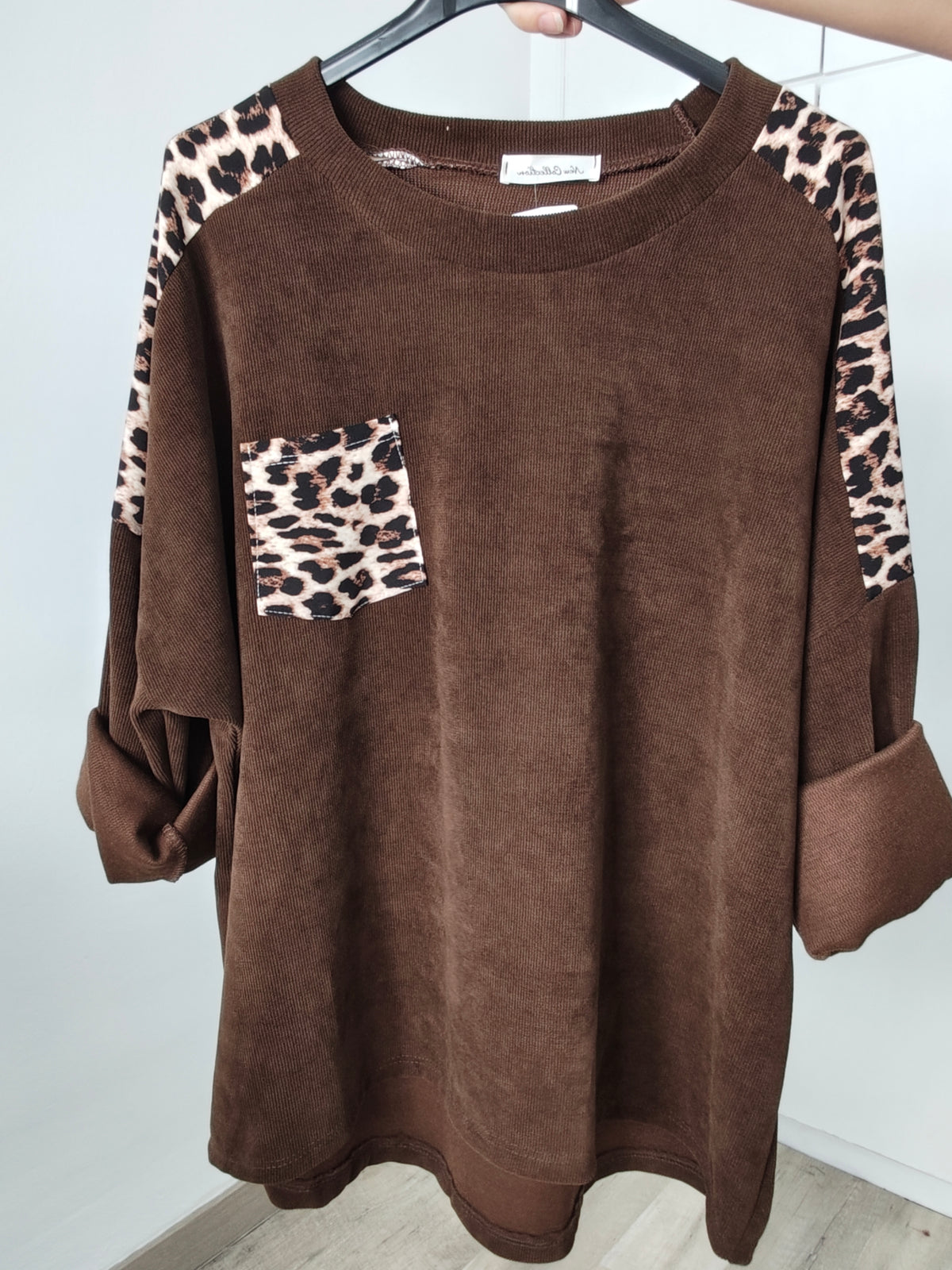 Sudadera de Pana Leopardo