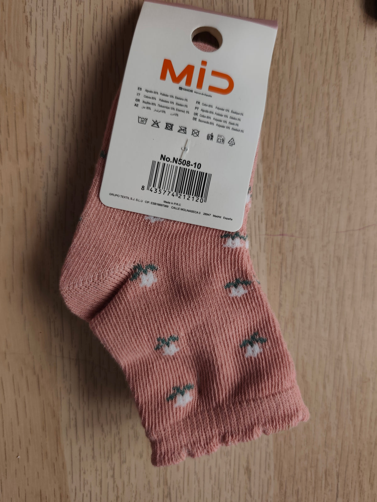 Pack de 3 calcetines infantiles para niña con dibujos