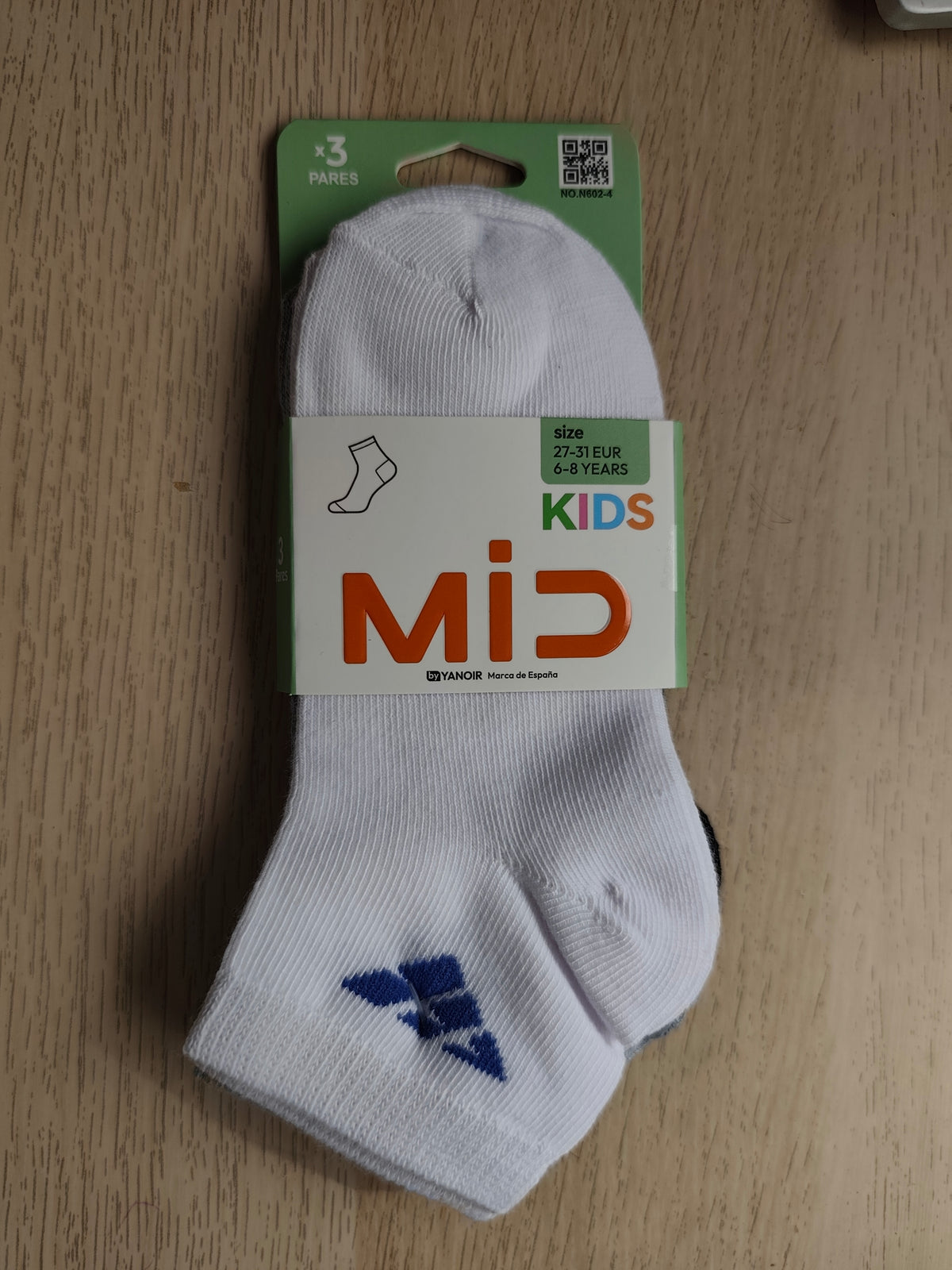 Pack de 3 calcetines deportivos infantiles para niño