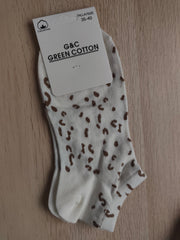Calcetines tobilleros de algodón para mujer – Lisos y estampados