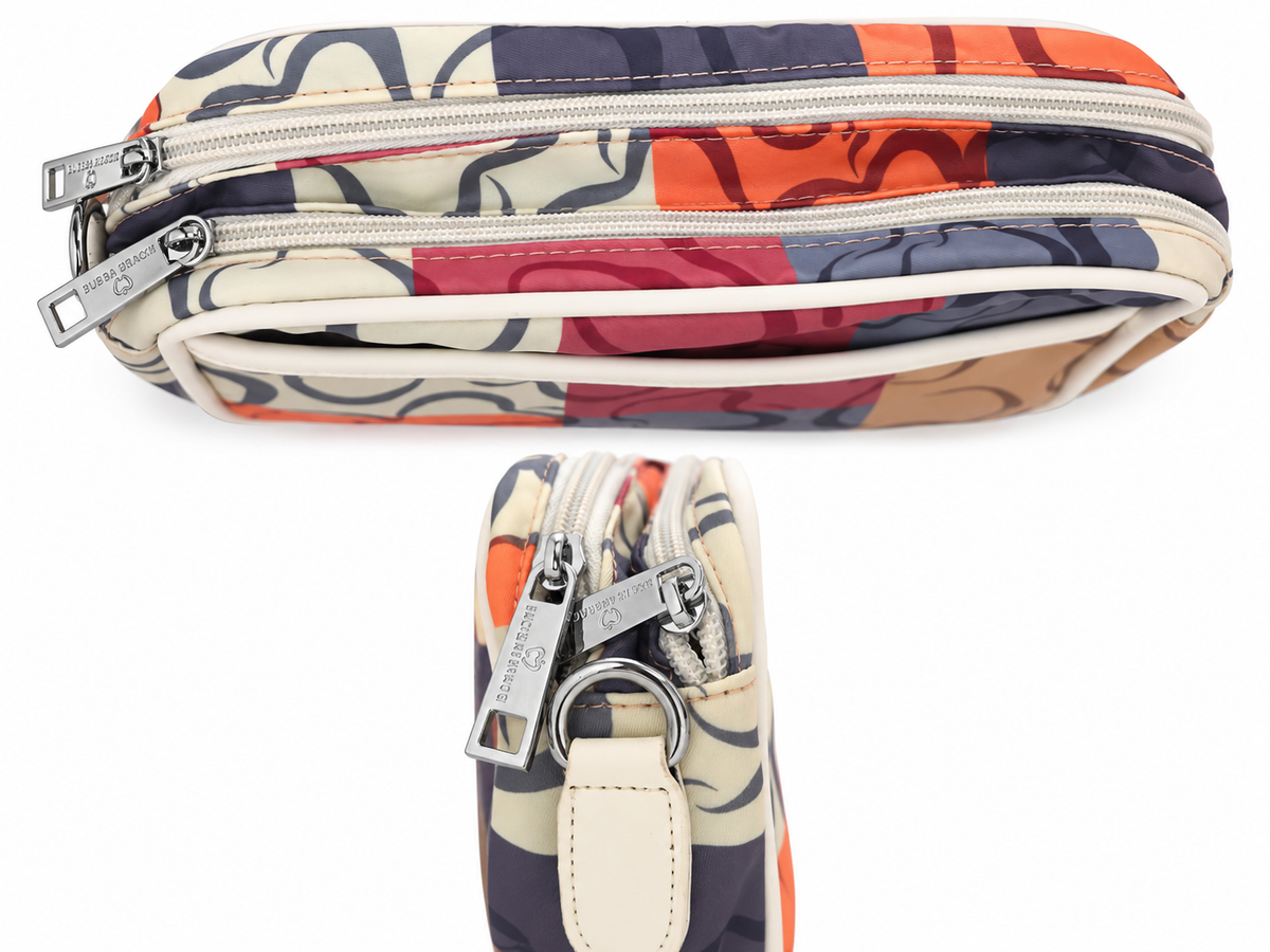 Bolso Bandolera Multicolor Grande con Monedero